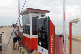 palang parkir otomatis bombana