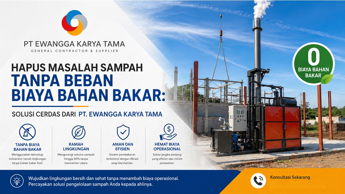 Hapus Masalah Sampah Tanpa Beban Biaya Bahan Bakar: Solusi Cerdas dari PT. Ewangga Karya Tama