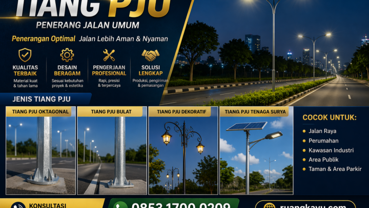 Produsen Tiang PJU Bandung, Distributor PJU Bandung, Tiang Lampu Jalan Oktagonal, Jasa Bangunan Bandung, Jasa Interior Bandung, PT Ewangga Karya Tama, MSM Parking Group, Kontraktor Besar di Bandung, PJU Tenaga Surya Bandung.