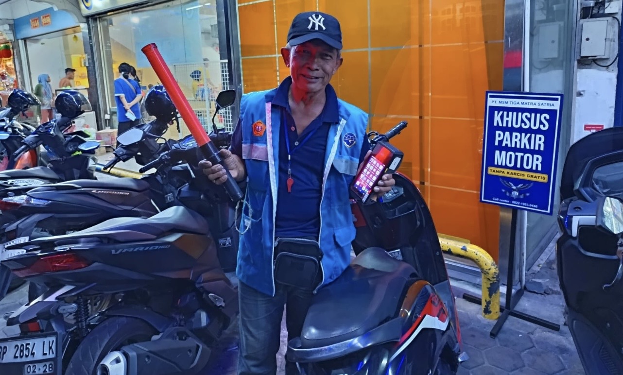 Sistem Parkir QRIS (Tepi Jalan Umum) di Denpasar | MSM Parking