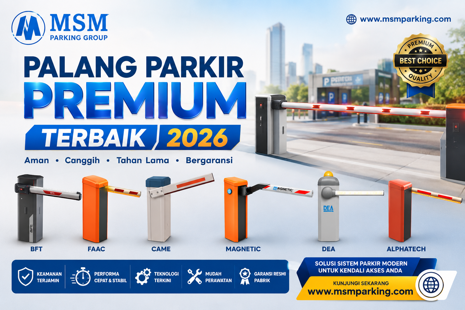 barrier gate parkir di Malang | MSM Parking