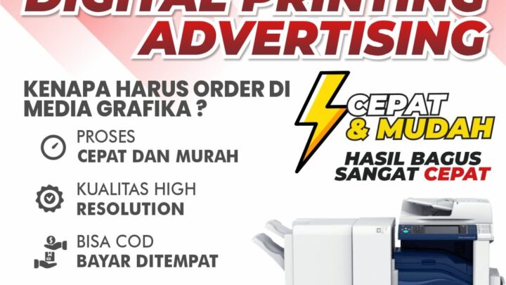 Jasa Percetakan Batam menyediakan layanan digital printing, banner, brosur, stiker, neon box, letter timbul, dan media promosi profesional untuk kebutuhan bisnis di Batam.