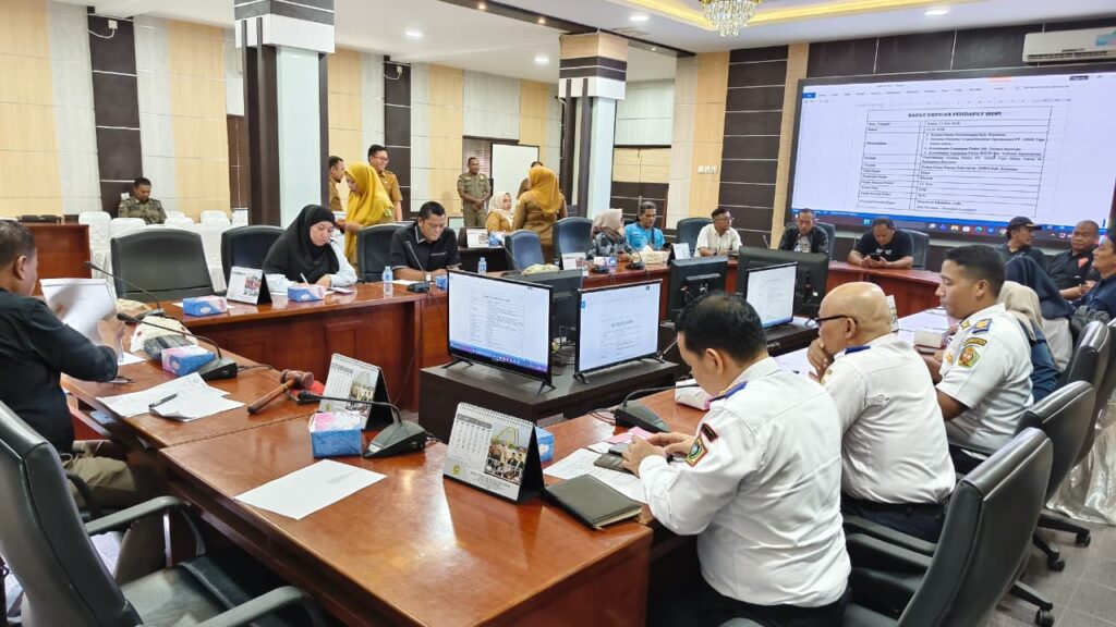 "Rapat Dengar Pendapat PT MSM Tiga Matra Satria dengan Pemkab Karimun".